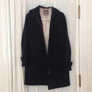Fall Sale: J. Crew stadium cloth coat in navy